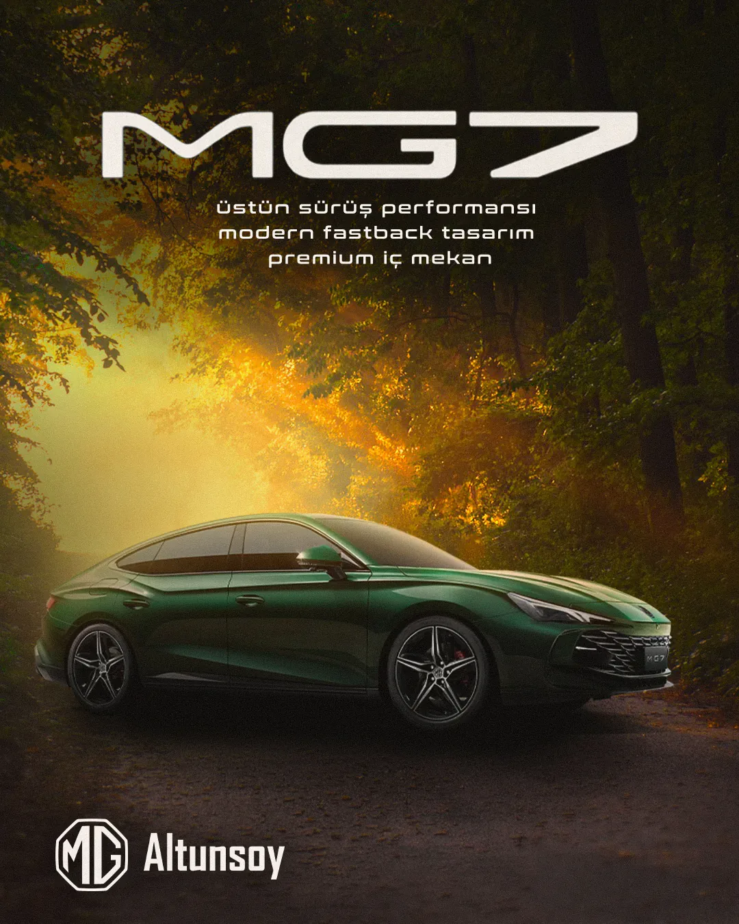 MG Altunsoy Otomotiv MG7 Fastback Trabzon sosyal medya referansı (Post)
