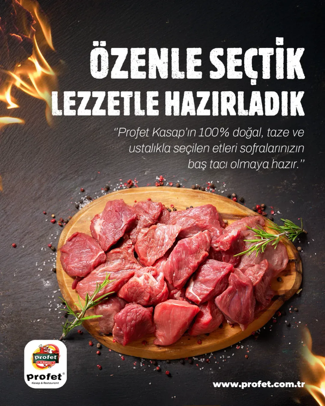 Profet Kasap & Restaurant Trabzon sosyal medya referansı (Post)