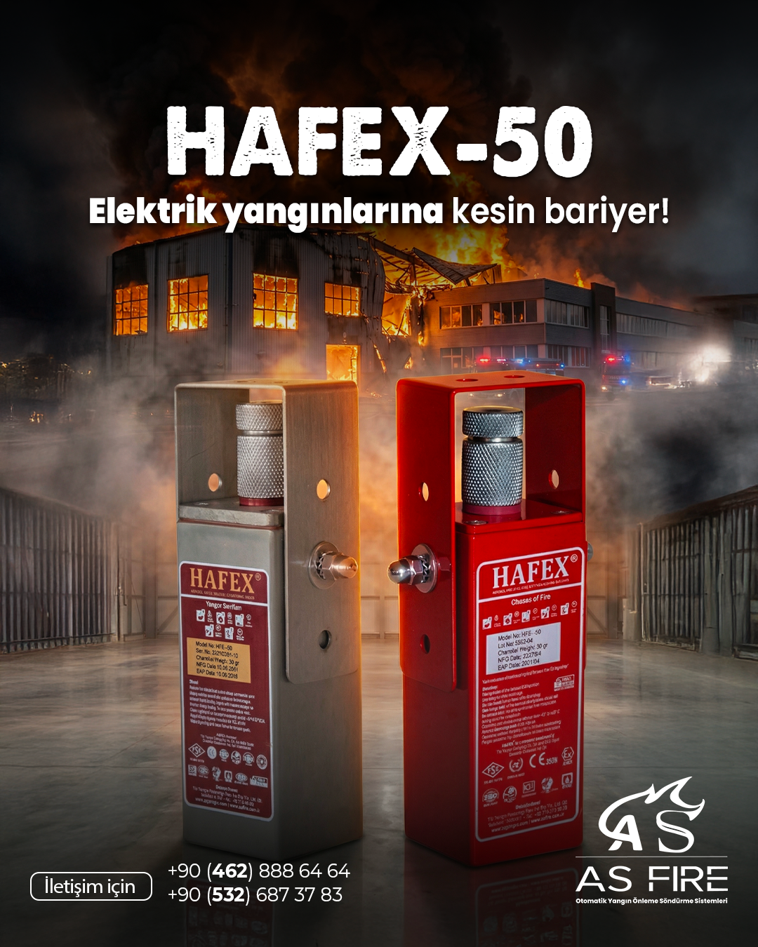 As Fire Yangın Sistemleri Trabzon sosyal medya referansı (Post)