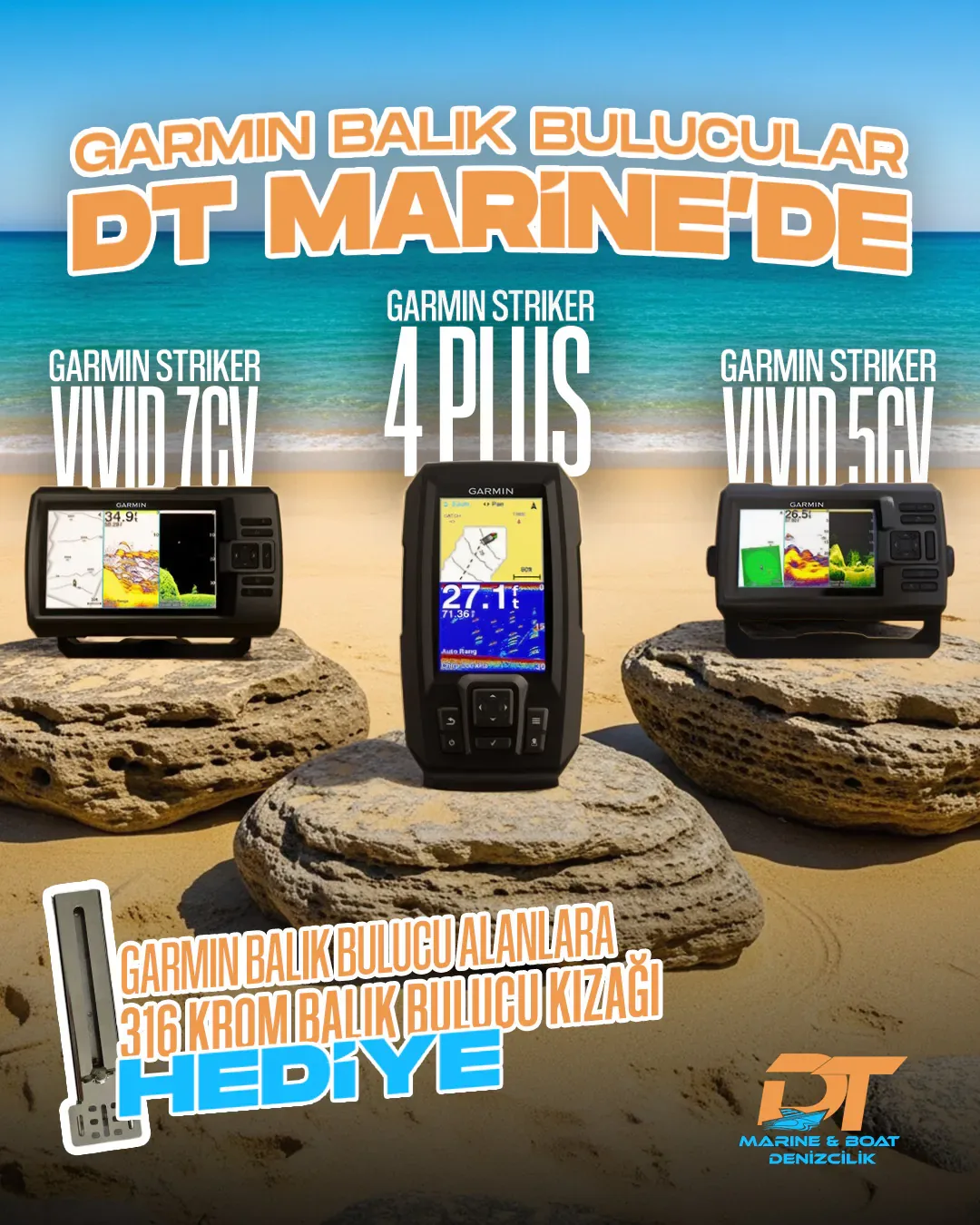 DT Marine & Boat Denizcilik Garmin Balık Bulucu Serisi… Trabzon sosyal medya referansı (Post)