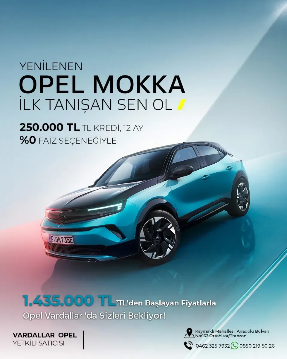 Opel Vardallar Trabzon sosyal medya referansı (Post)
